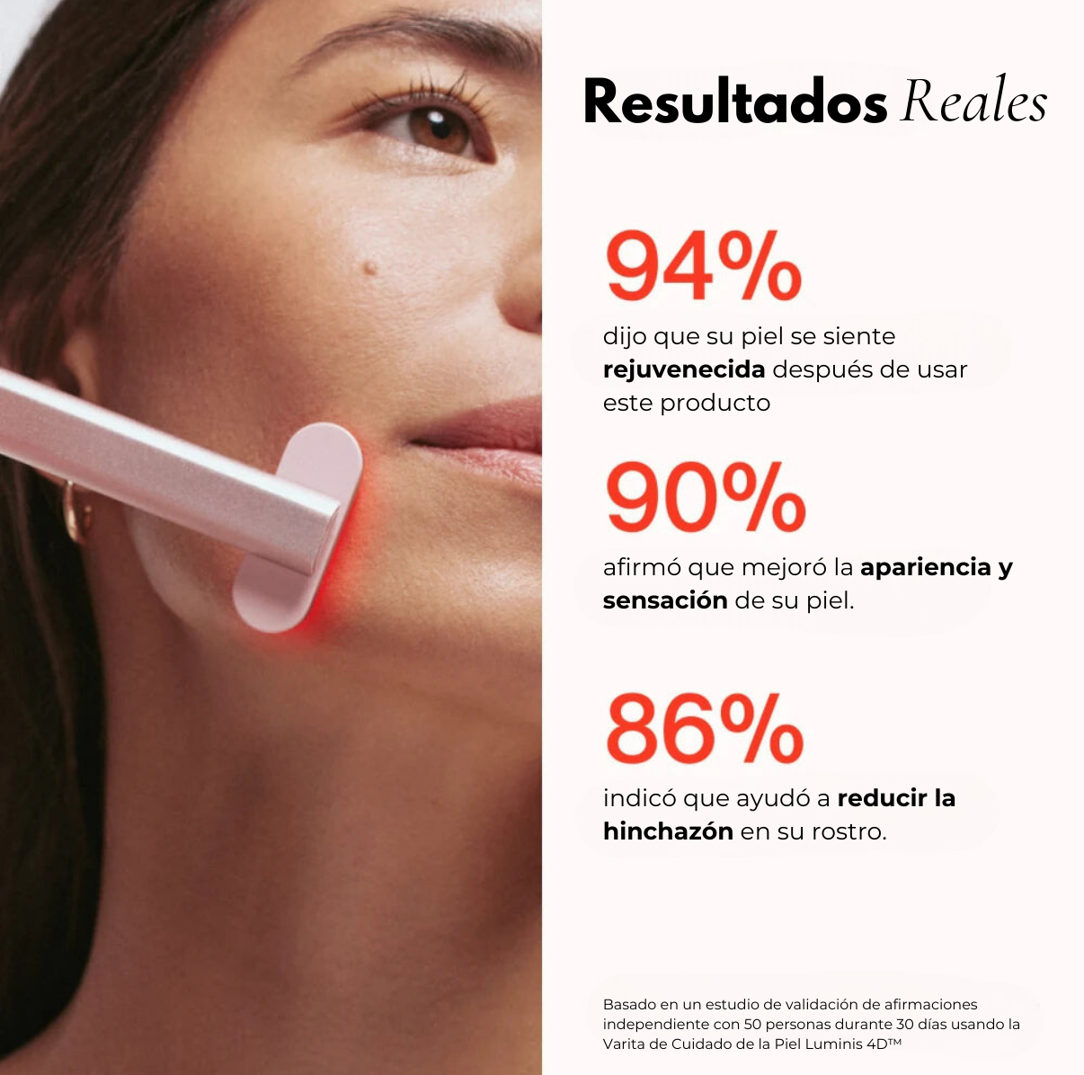 Luminis 4D ™ Terapia Facial LED antiarrugas y manchas