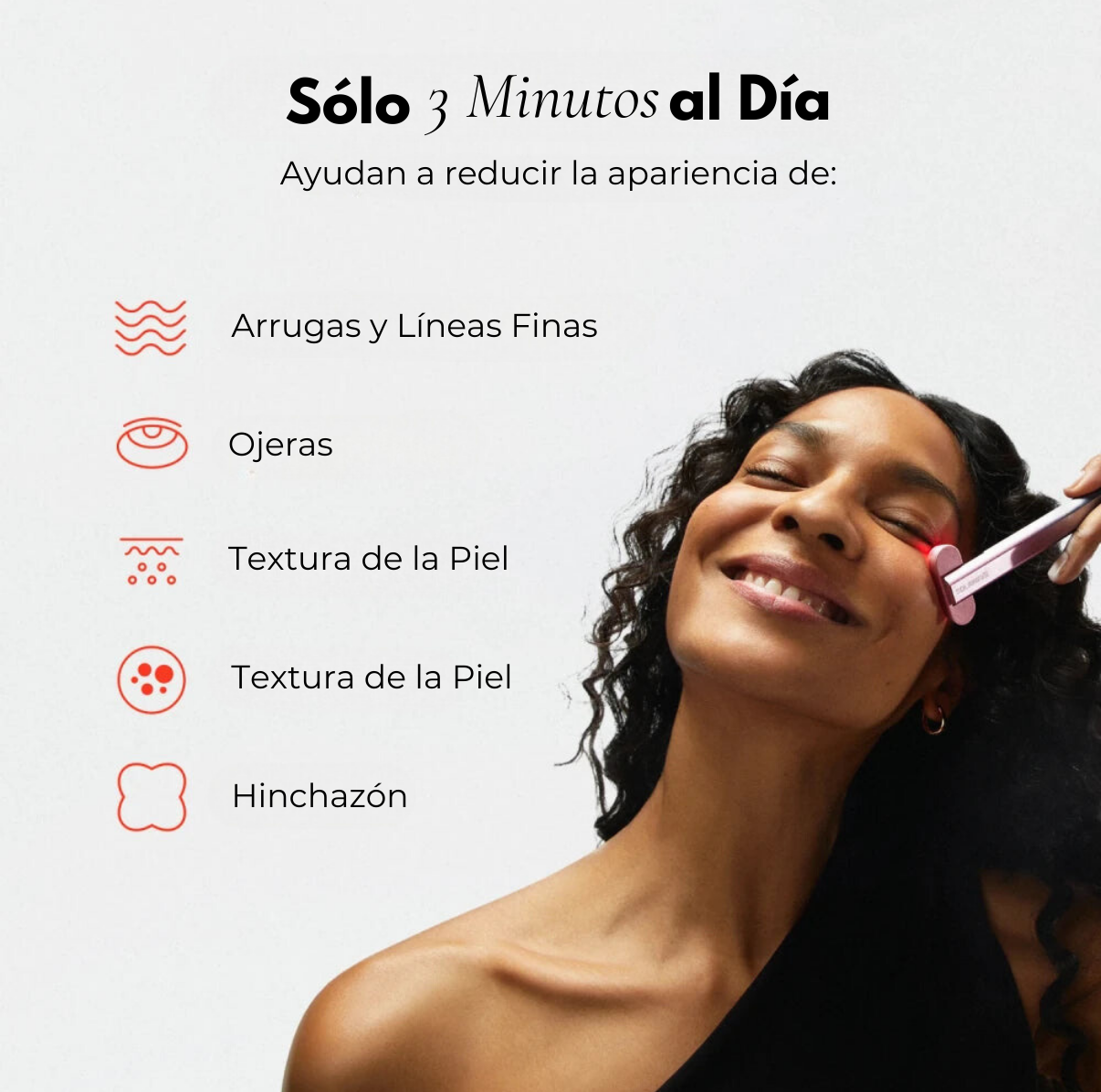 Luminis 4D ™ Terapia Facial LED antiarrugas y manchas